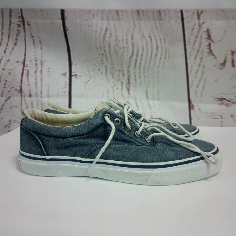 Sperry Top Sider Men's Gray/White Boat Shoes